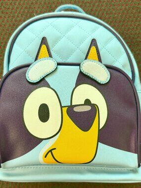 Bluey Mini Backpack Quilted Kids School Bag NWT